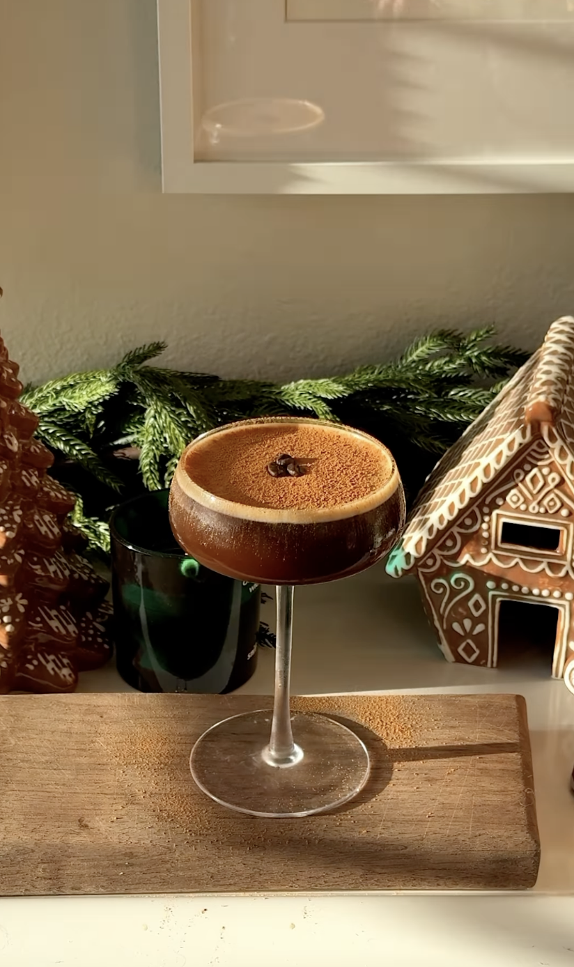 Gingerbread Espresso Martini